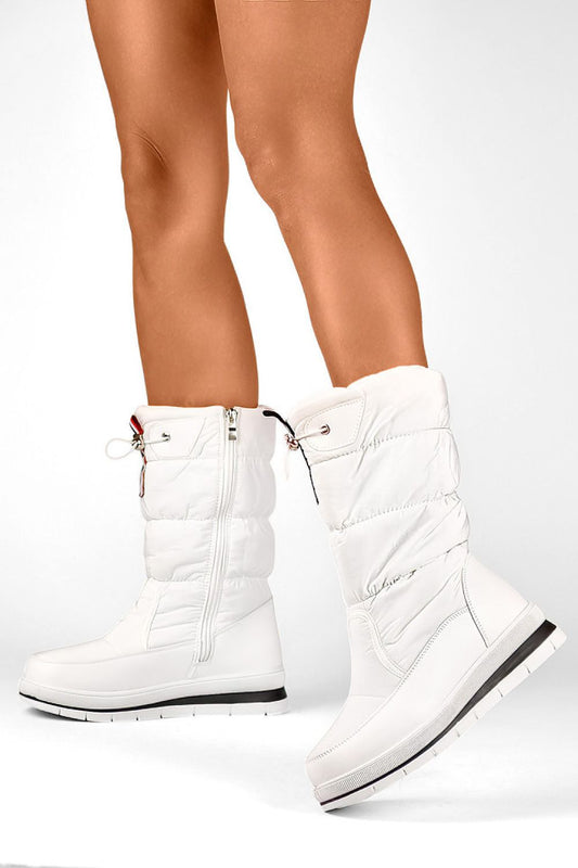   Śniegowce Model 8302W White - PRIMO 