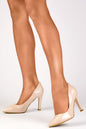   Szpilki Model GD-FL360-BE Beige Lakier - PRIMO 