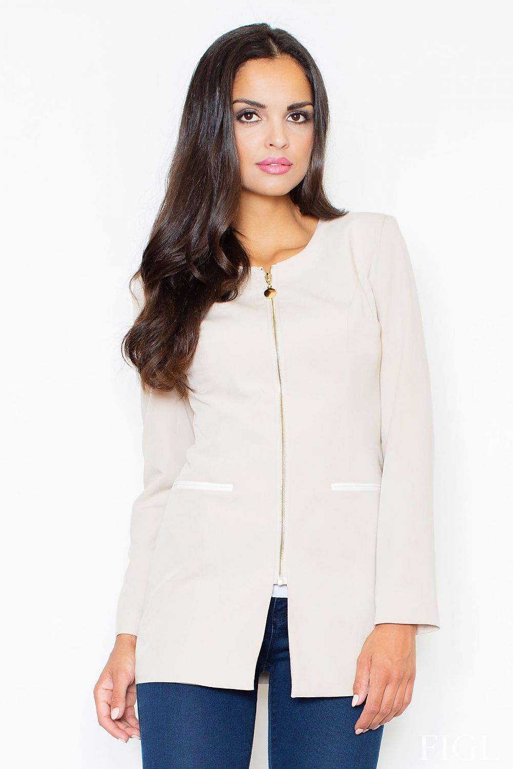   Żakiet Model M409 Beige - Figl 