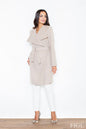   Płaszcz Damski Model M408 Beige - Figl 