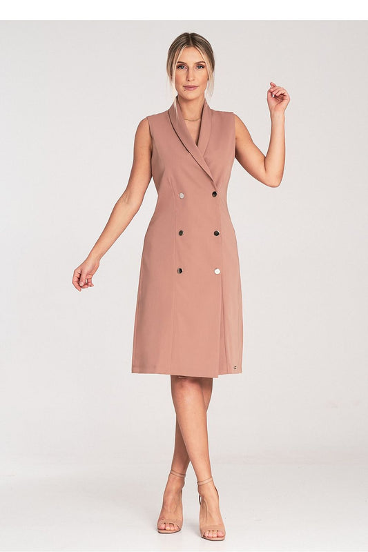  Sukienka Model M1067 Beige - Figl 