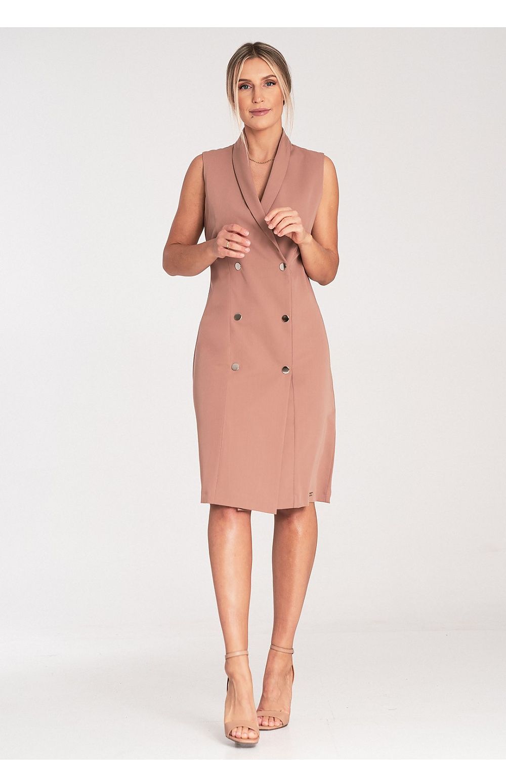  Sukienka Model M1067 Beige - Figl 