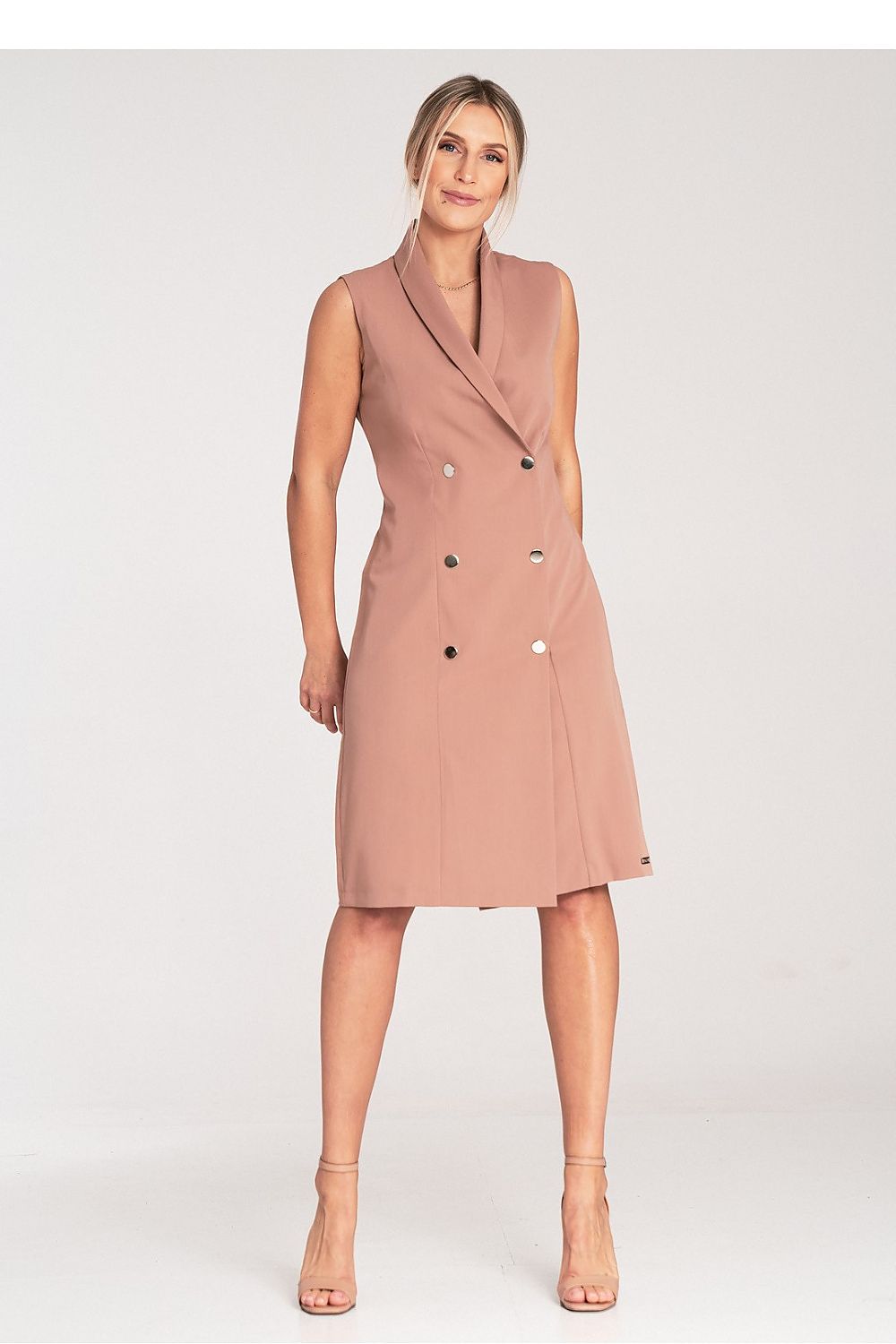  Sukienka Model M1067 Beige - Figl 