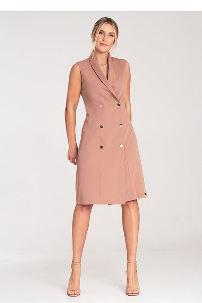 Sukienka Model M1067 Beige - Figl 