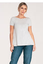   Bluzka Model M1051 Light Grey - Figl 