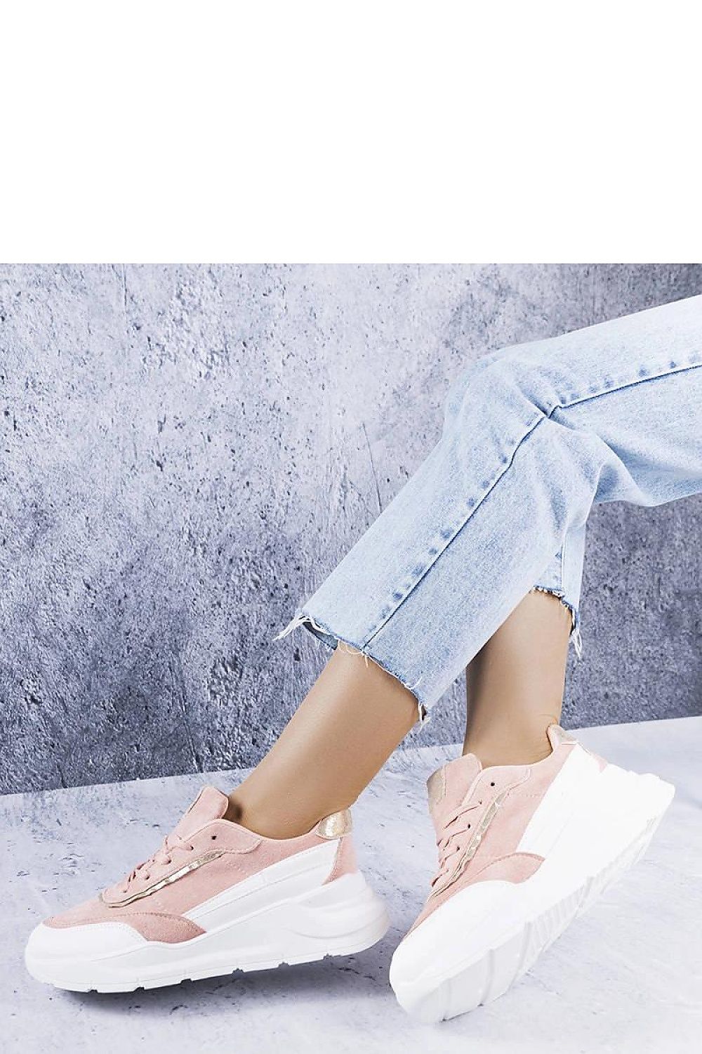  Różowe sneakersy z eko-zamszu Dupuis - Solea 
