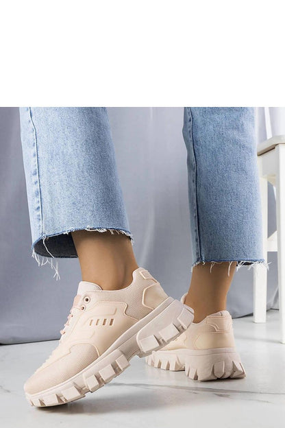   Różowe sneakersy na masywnej podeszwie Inez - Solea 