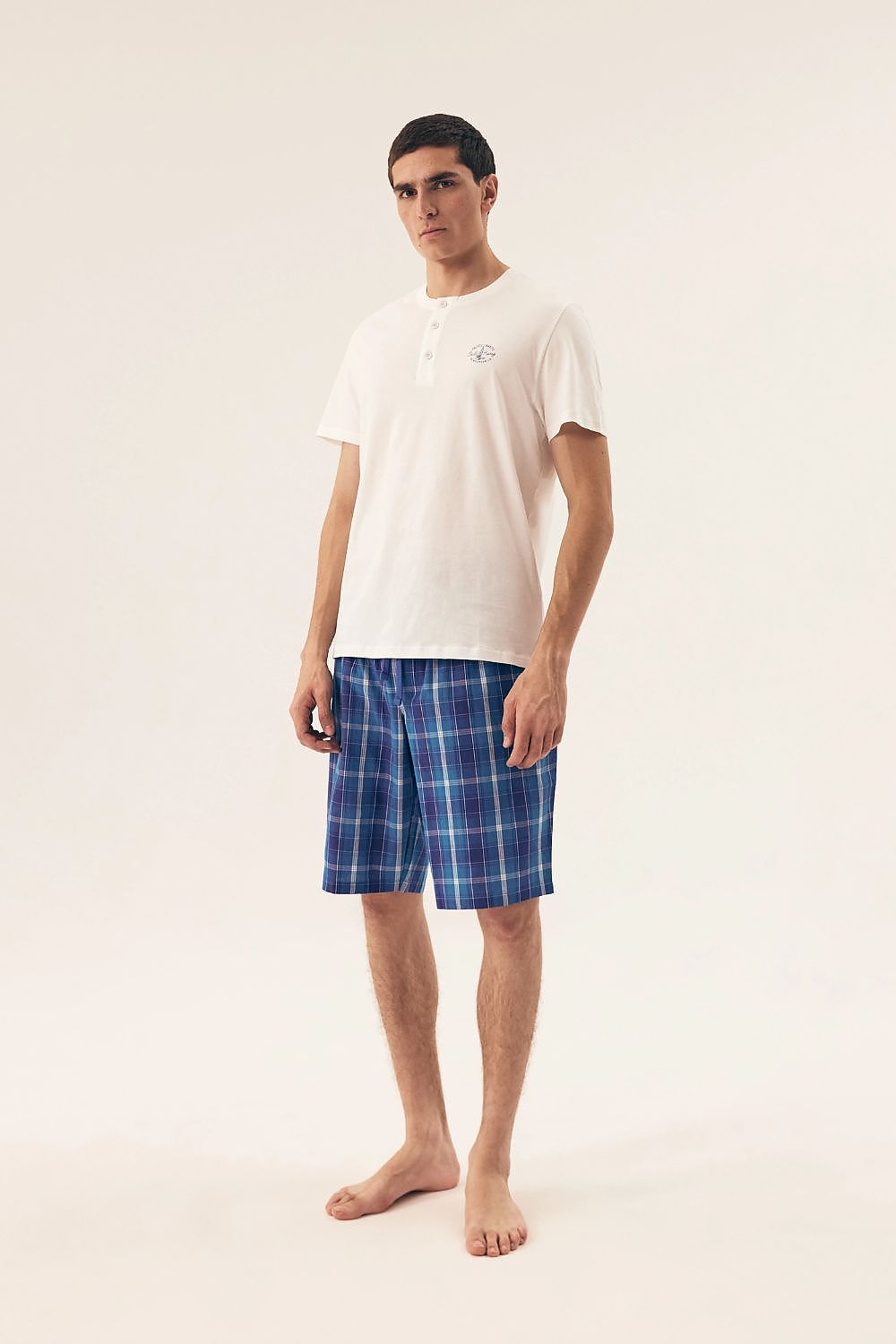   Piżama Męska Model Dock 42616 White - Henderson 