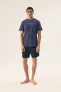   Piżama Męska Model Sake 42606 Dark Blue - Henderson 