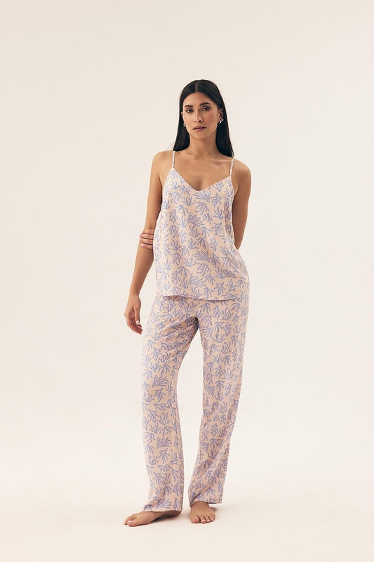  Piżama Damska Model Nadar 42665-50X Pink/Blue - Henderson 
