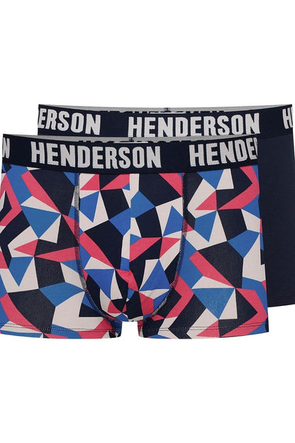   Komplet Bokserki Model Shield 42588-MLC 2pack Navy - Henderson 