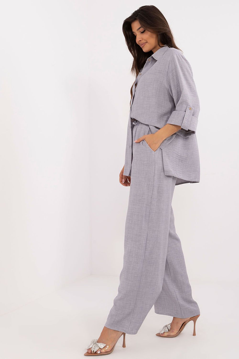  Spodnie Komplet Model LK-KMPL-509705.92 Grey - Lakerta 