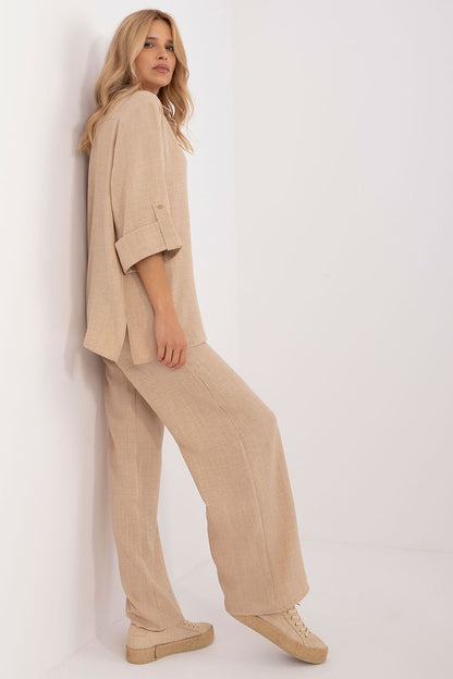  Spodnie Komplet Model LK-KMPL-509705.92 Camel - Lakerta 