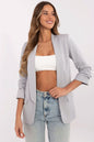   Marynarka Model DHJ-MA-7684.15P Light Grey - Italy Moda 