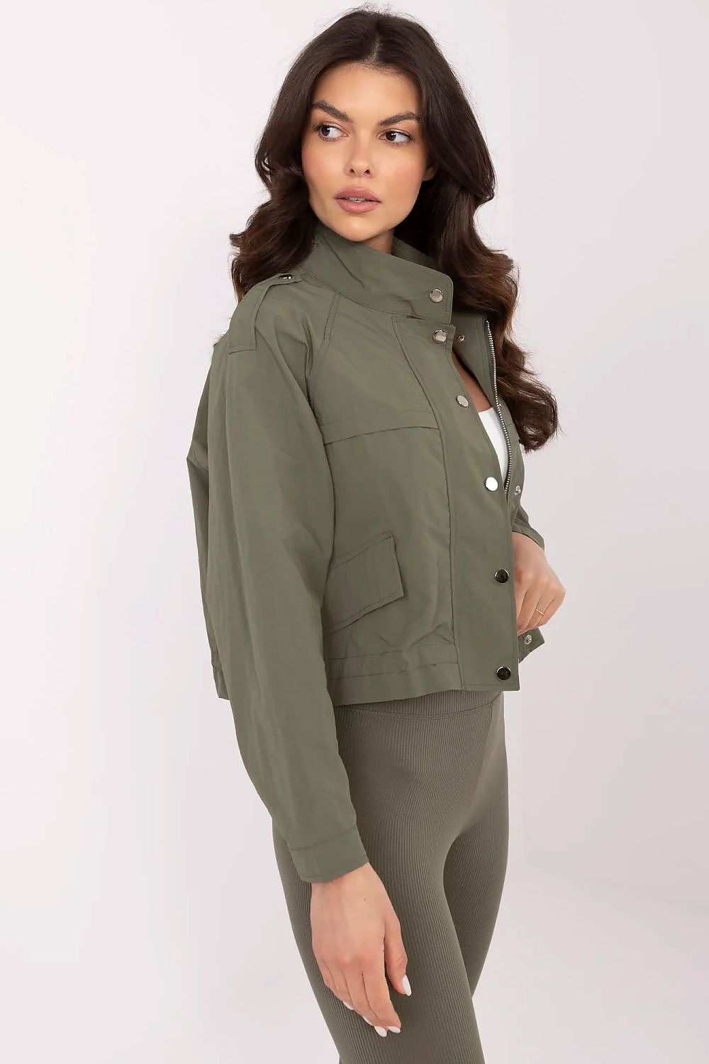  Kurtka Damska Model NM-KR-A2394.01 Khaki - NM 