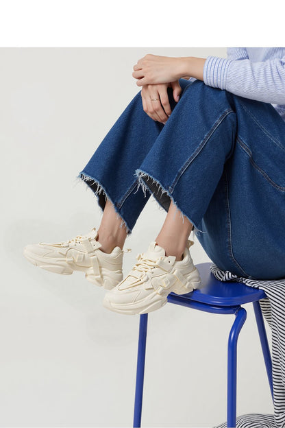   Damskie Sneakersy TITAN ? Beige - Inello 
