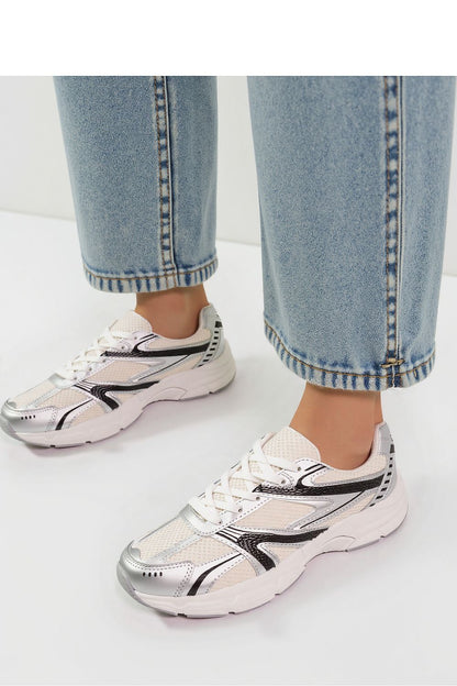   Damskie Sneakersy DYNAMIC ? Silver - Inello 