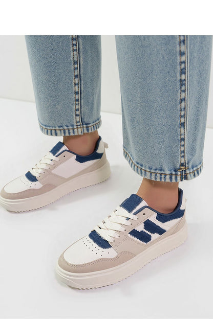   Damskie Sneakersy NORVIN ? White/Blue - Inello 