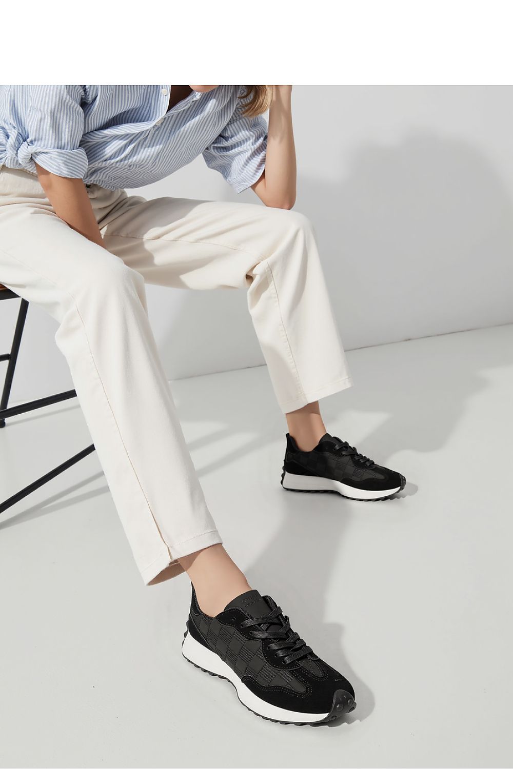  Damskie Sneakersy RENVOX ? Black - Inello 