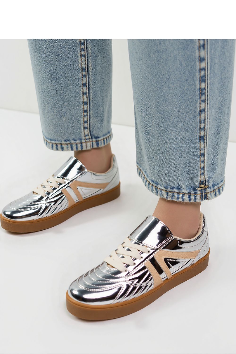   Damskie Sneakersy XERON ? SILVER - Inello 