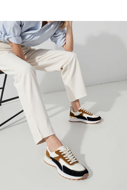   Damskie Sneakersy ARMY WHITE BLACK - Inello 