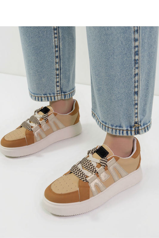   Damskie Sneakersy WEAVEX KHAKI - Inello 