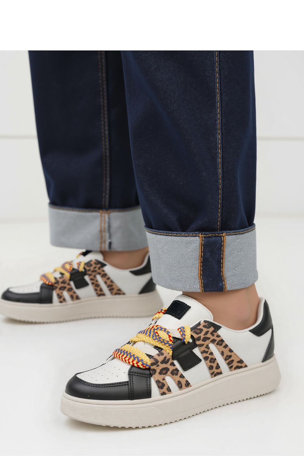   Damskie Sneakersy WEAVEX WH/BLACK - Inello 