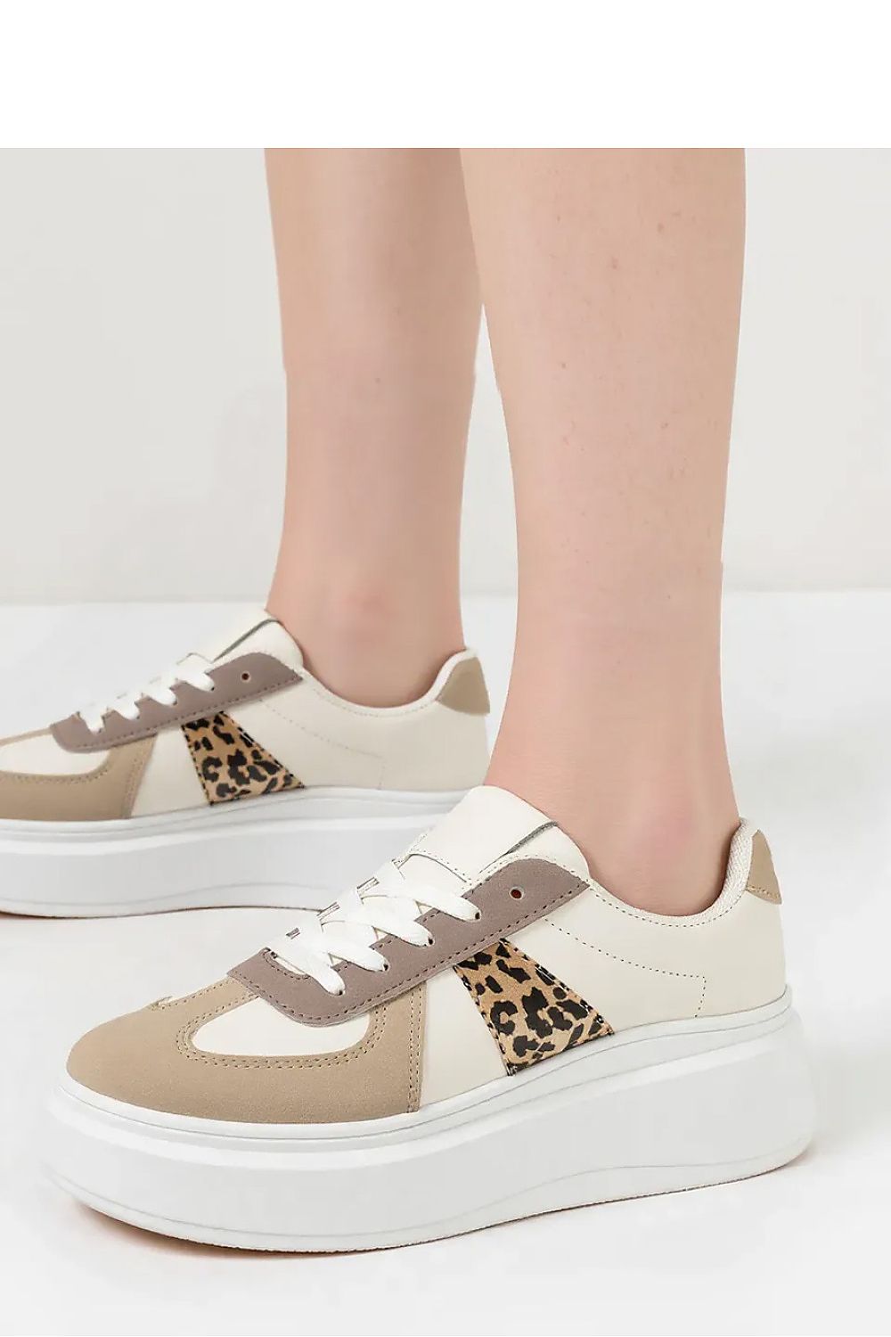   Damskie Sneakersy CITY CHIC KHAKI - Inello 