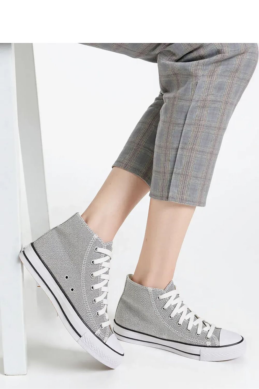   Damskie Trampki CELVIA SILVER - Inello 