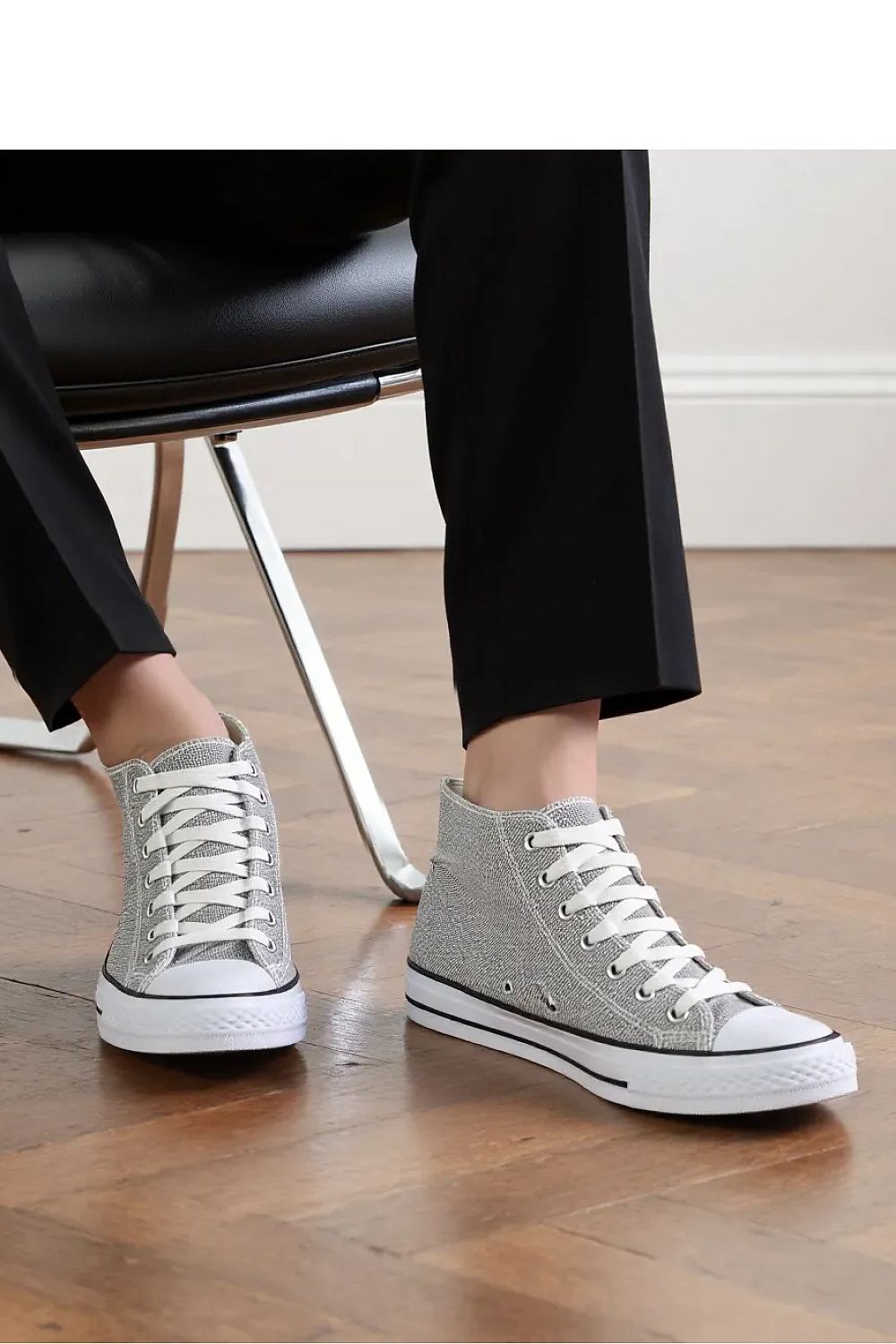   Damskie Trampki CELVIA SILVER - Inello 
