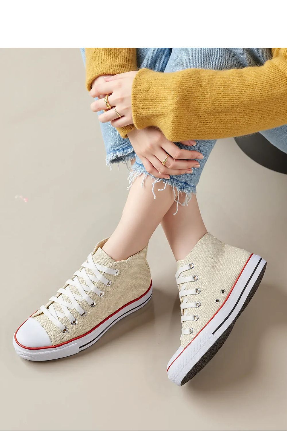   Damskie Trampki CELVIA WHITE - Inello 