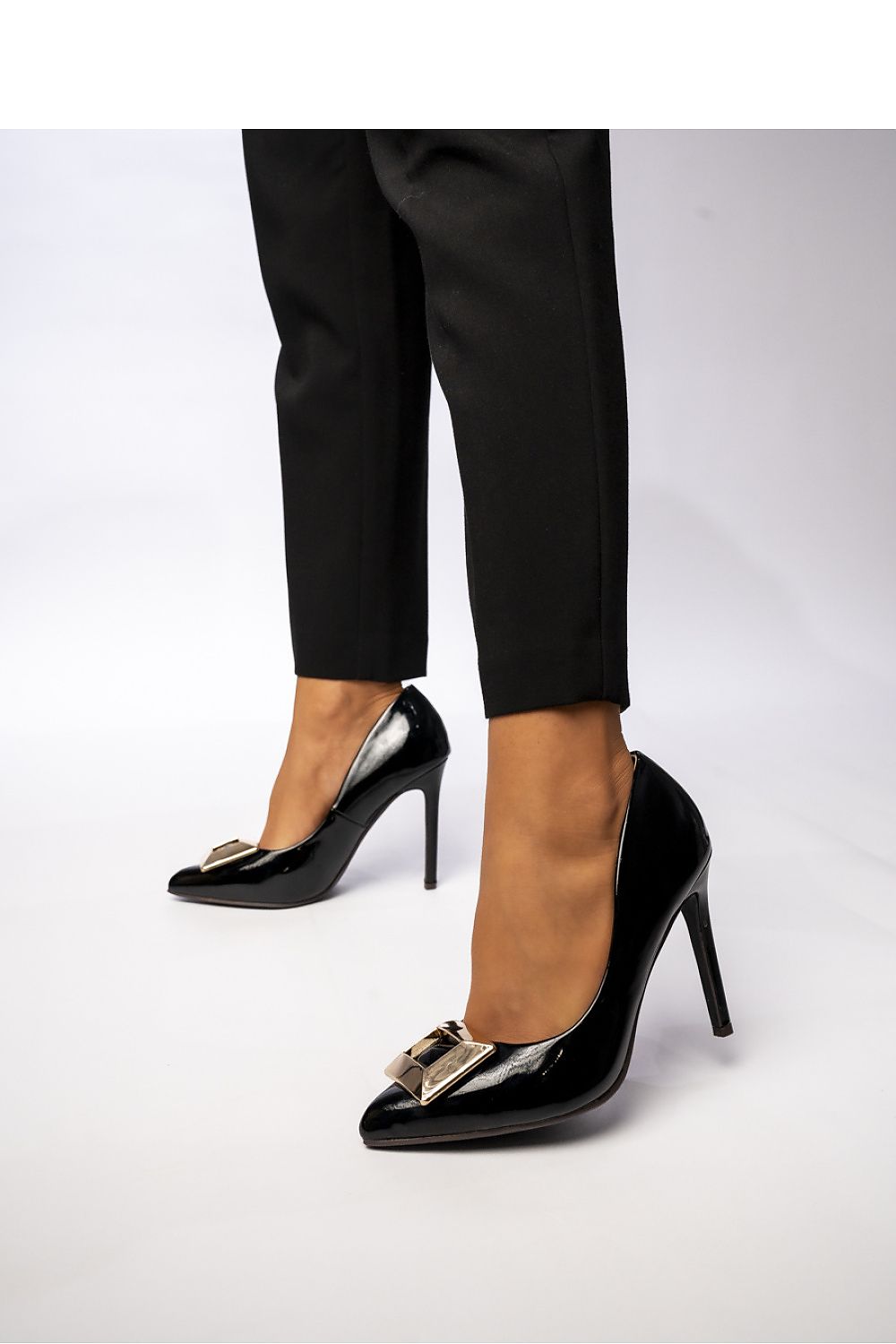   Damskie Czółenka PRESTIGE BLACK - Inello 