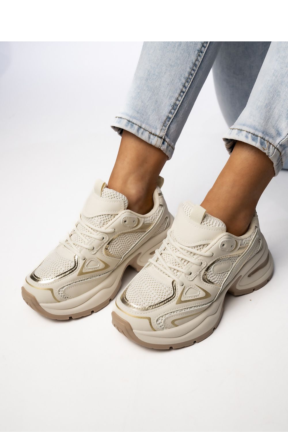   Damskie Sneakersy ASTORIA BEIGE - Inello 