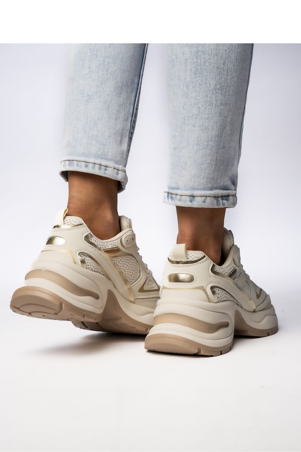   Damskie Sneakersy ASTORIA BEIGE - Inello 