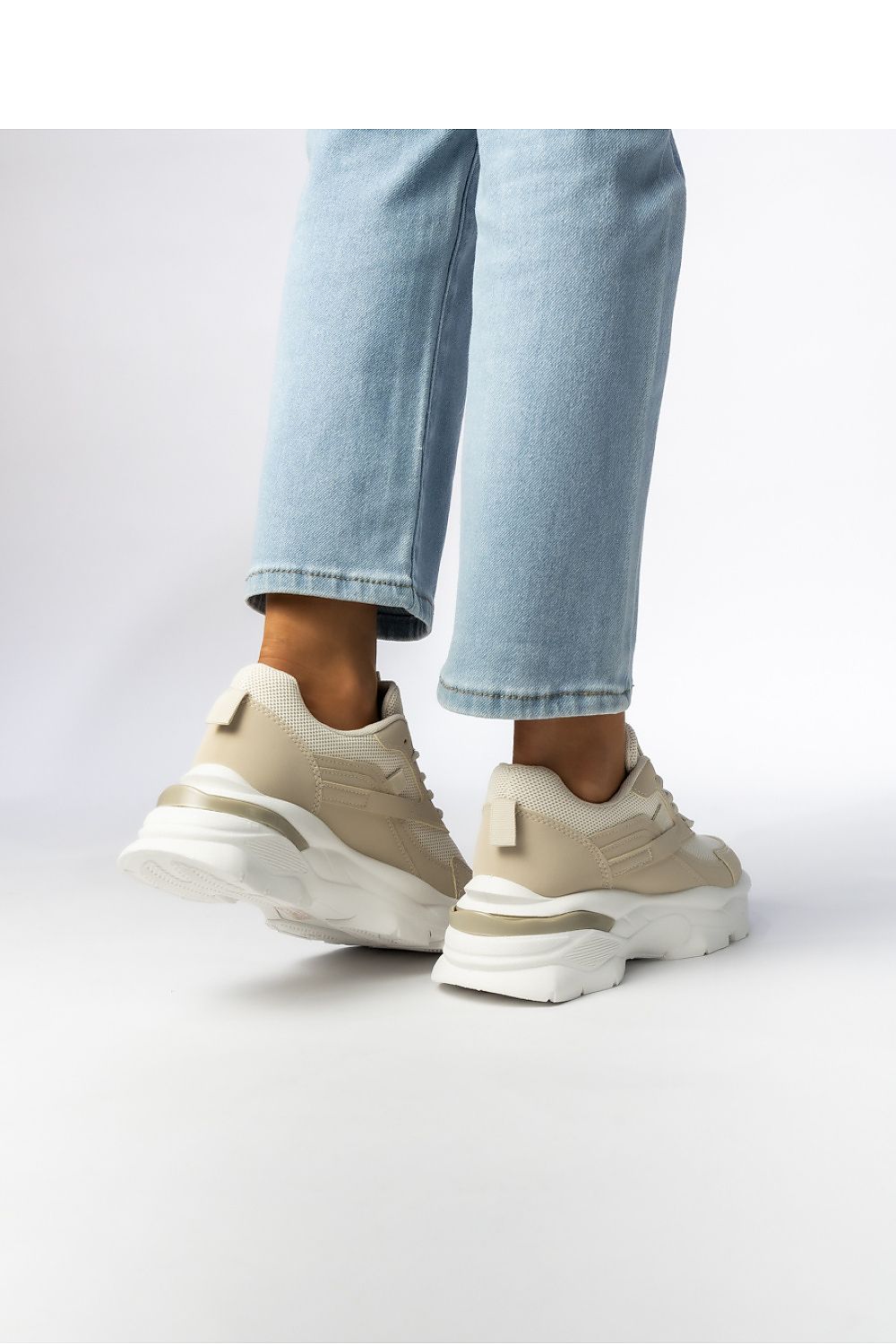   Damskie Sneakersy ZIRANA BEIGE - Inello 