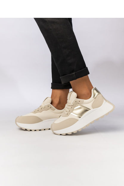   DAMSKIE SNEAKERS LIVIA BEIGE - Inello 