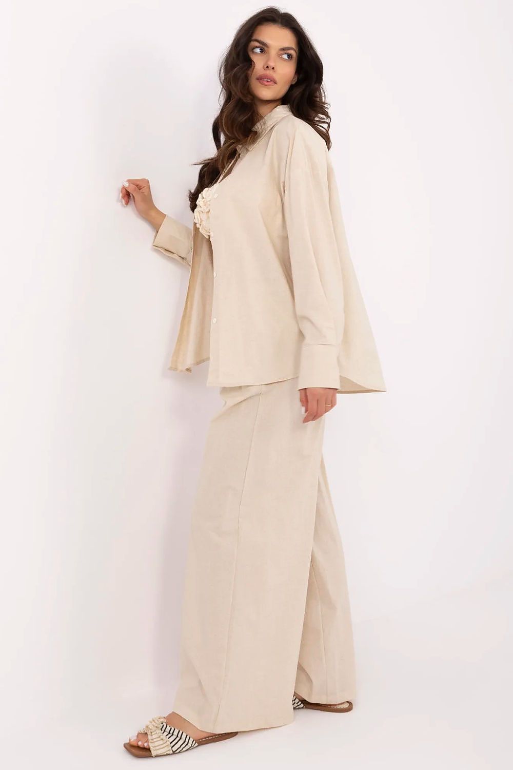  Spodnie Komplet Model NM-KMPL-Y0828.03 Beige - NM 