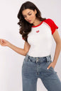  Tshirt Damski Model NM-TS-V7940.17 White/Red - NM 