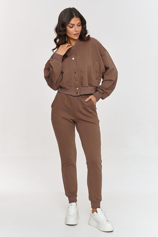  Spodnie Komplet Model A11 Mocca - Makadamia 