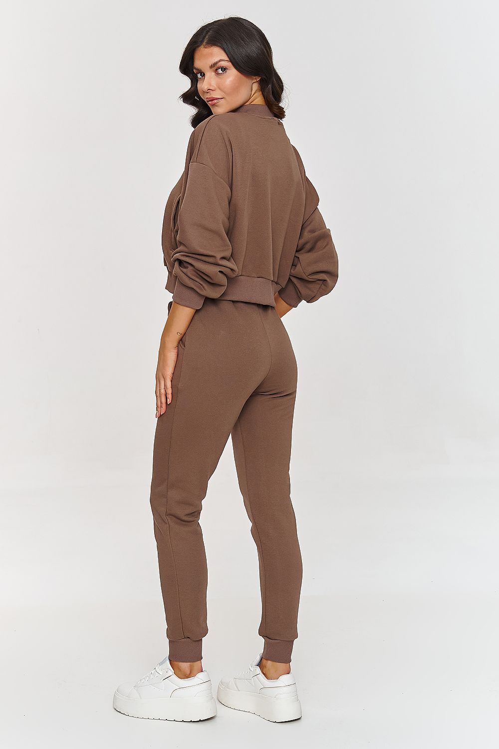  Spodnie Komplet Model A11 Mocca - Makadamia 