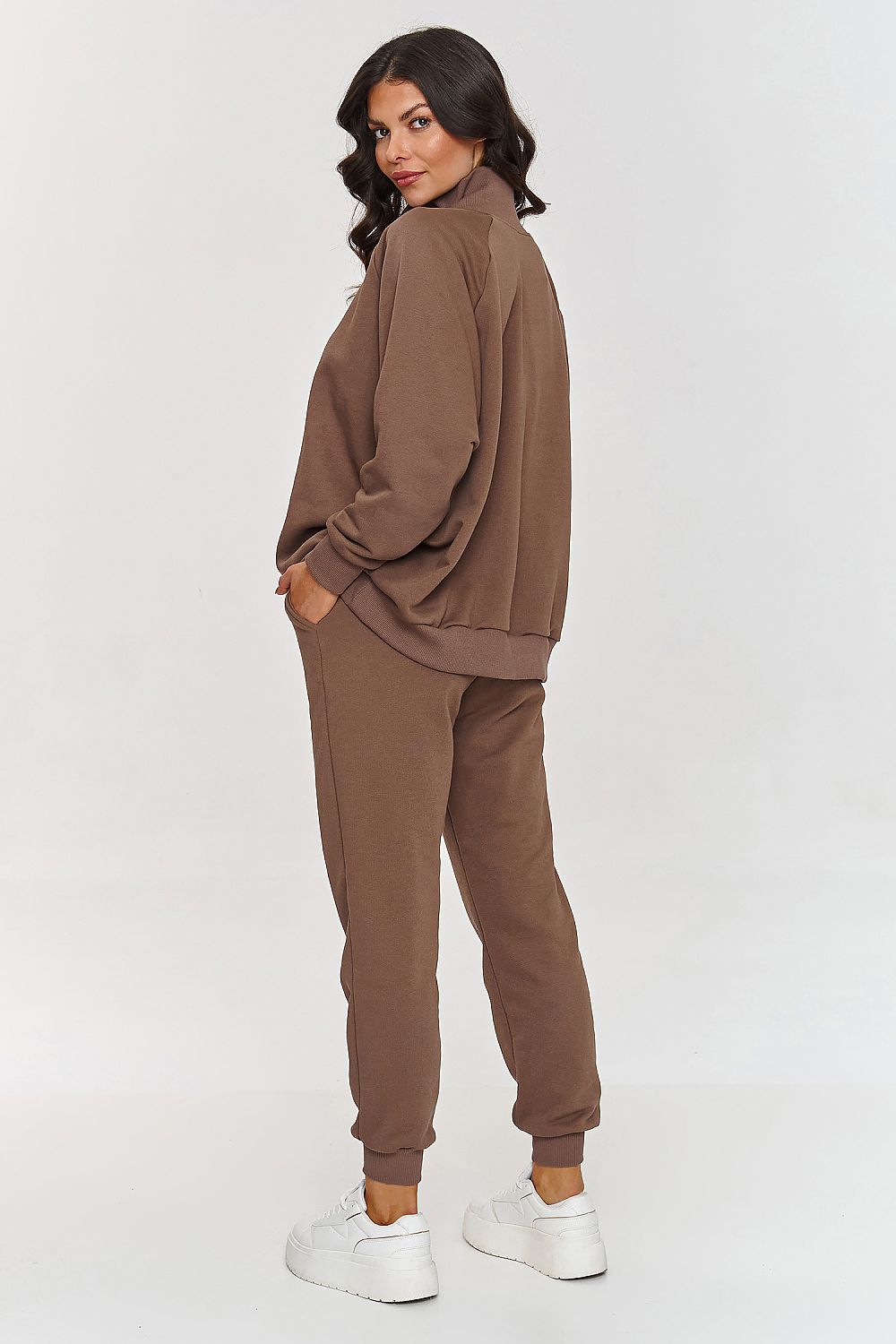  Spodnie Komplet Model A5 Mocca - Makadamia 