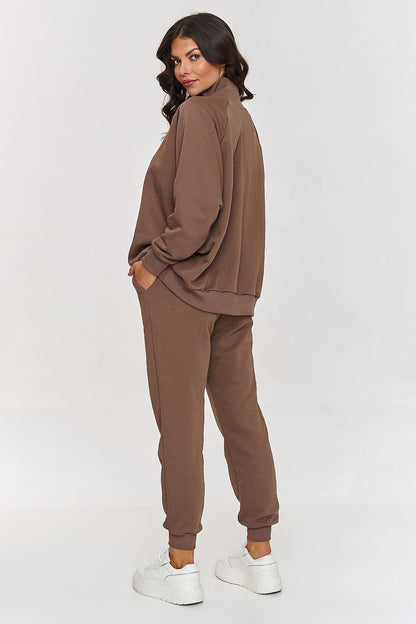 Spodnie Komplet Model A5 Mocca - Makadamia 