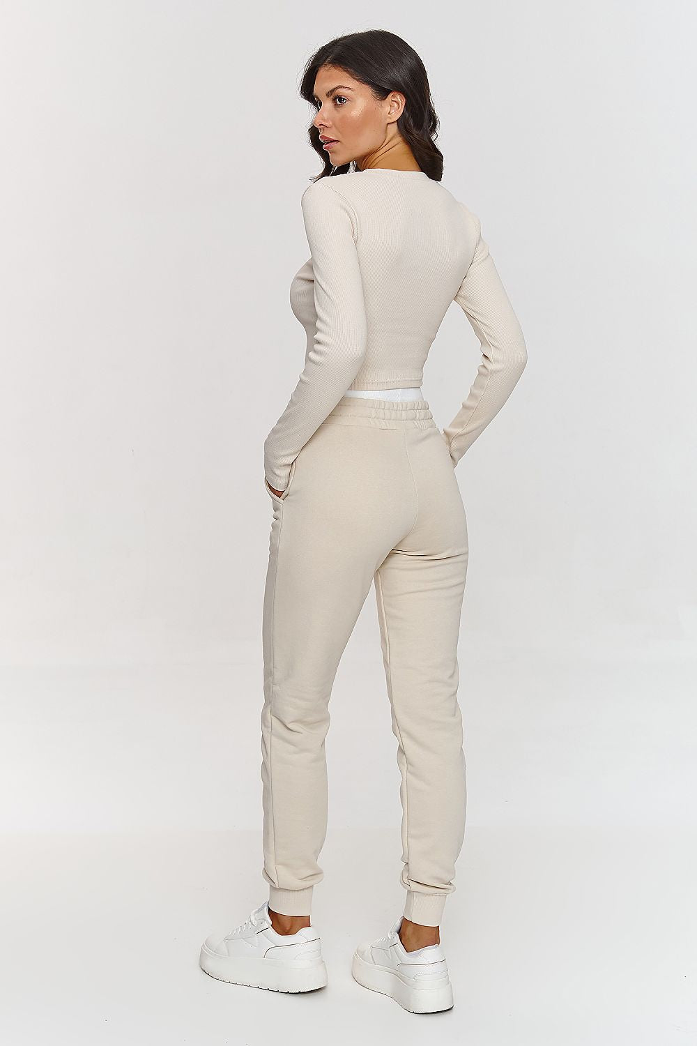  Spodnie Komplet Model A9 Light Beige - Makadamia 
