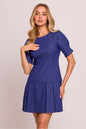  Sukienka Model MOE842 Blue - Moe 