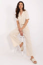  Spodnie Komplet Model NM-KMPL-JK62579.09 Light Beige - NM 