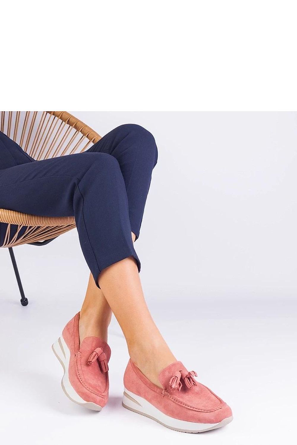   Mokasyny Model Selerina G-55 Pink - PRIMO 