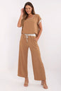  Spodnie Komplet Model DHJ-KMPL-9370.87 Camel - Italy Moda 