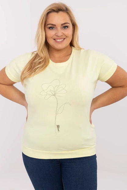   Bluzka Model RV-BZ-A539.30 Light Yellow - Relevance 