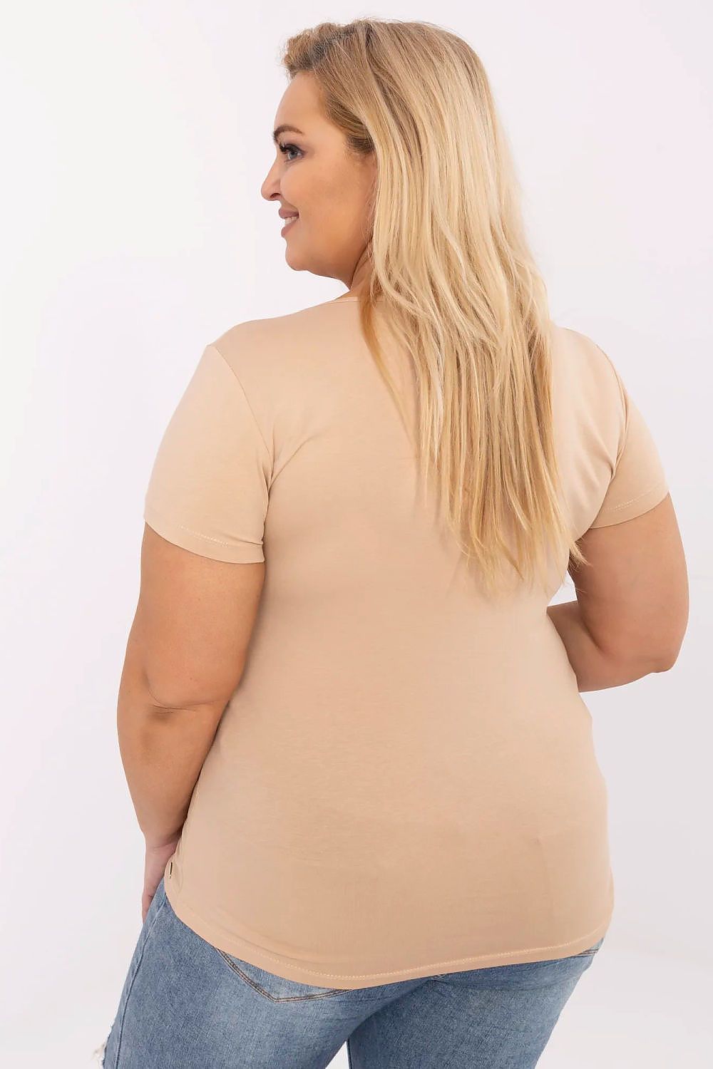   Tshirt Damski Model RV-TS-A556.03 Camel - Relevance 