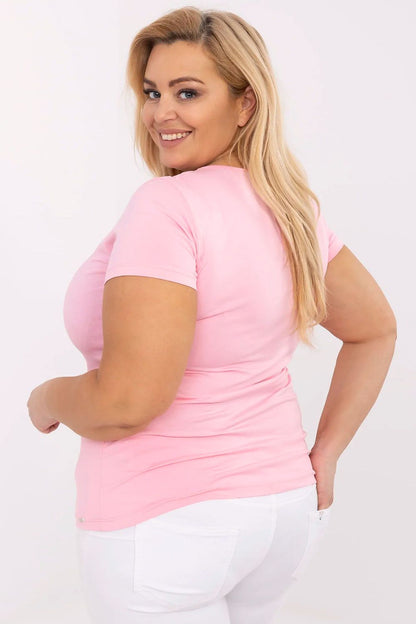   Tshirt Damski Model RV-TS-A556.03 Light Pink - Relevance 